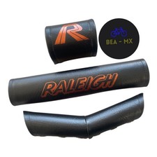 Raleigh Super Burner Mk1 Black Pad Set Vinyl With Poppers