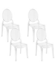 Set of 4 Dining Chairs MERTON