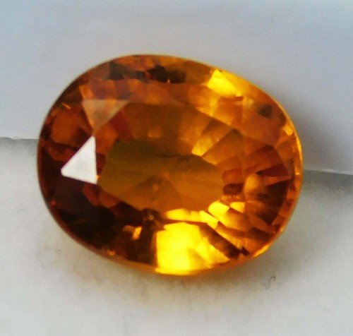 Natural orange sapphire - orange,