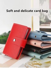 24 Cards Pu Leather Credit ID