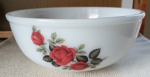 Vintage phoenix opalware - phoenix, red