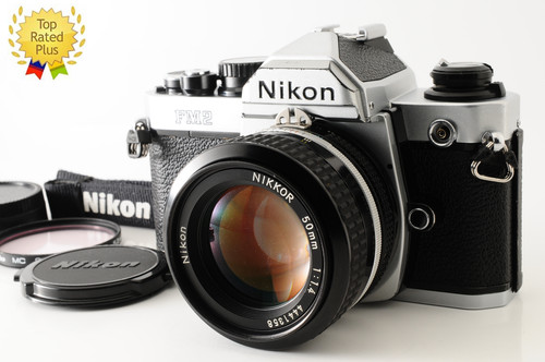 Nikon new fm2 silver film - nikon,