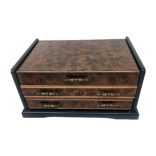 Large wooden jewellery box - jewellery,