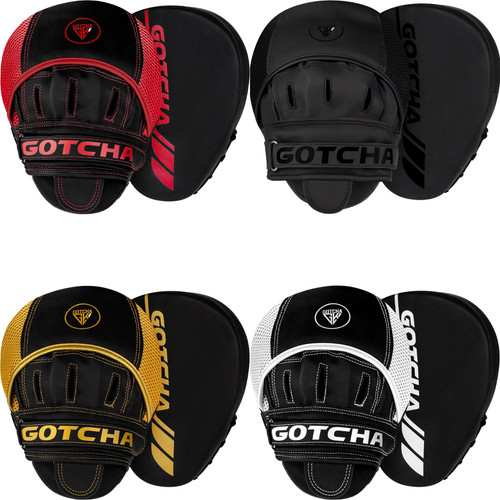 Boxing focus pads hook - and, jab