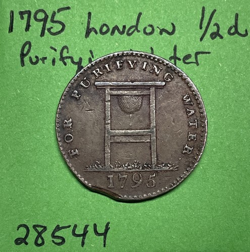 1795 london halfpenny the - halfpenny, 1/2p