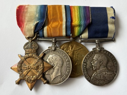 Ww1 medal group ea4 k - medal,