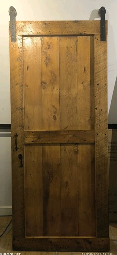 Timber door reclaimed wood