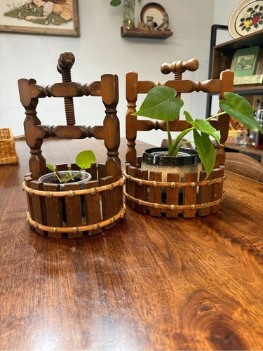 Rustic wooden wine - 2,