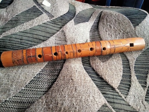 Antique japanese bamboo - antique, flute