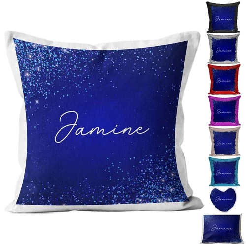 Personalised cushion glitter - cushion,