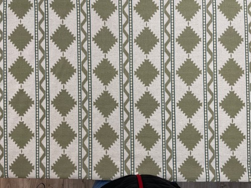 Majorca aztec linen fabric - aztec,