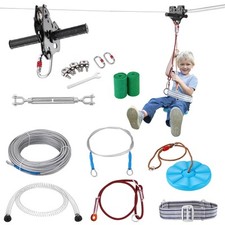 VEVOR 100 ft Zip Line Kit for