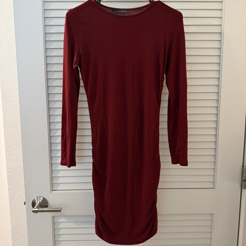 Zara side drape dress medium - side,