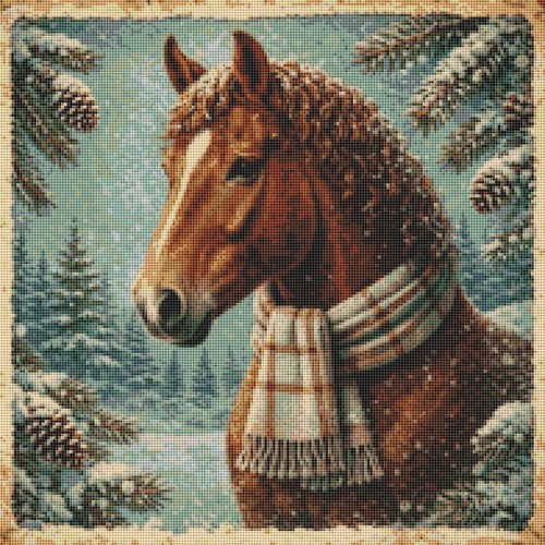 Suffolk punch horse - punch, in