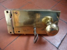 Antique Georgian brass door