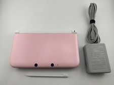[A-rank] Nintendo 3DS LL XL console Pink White with Charger/Stylus