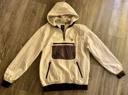Luke white windbreaker - luke, jacket