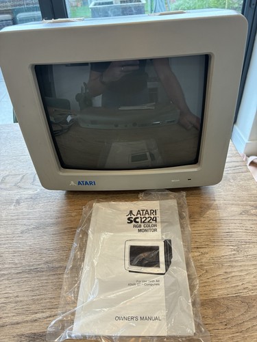 Atari sc1224 colour crt - sc1224,