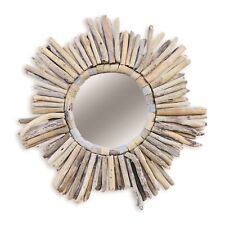 Rustic Driftwood Star Mirror 60cm Wall Art Decor
