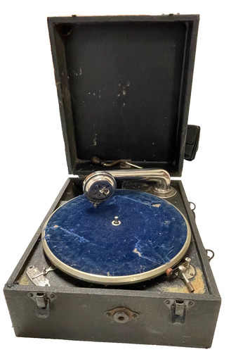 Antique wind gramophone - antique,
