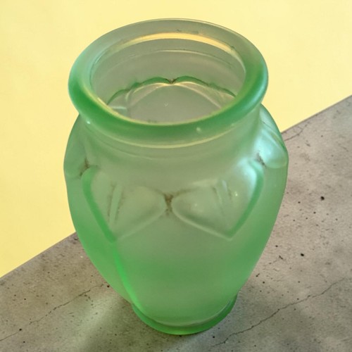 Vtg 1930s art - deco, frosted