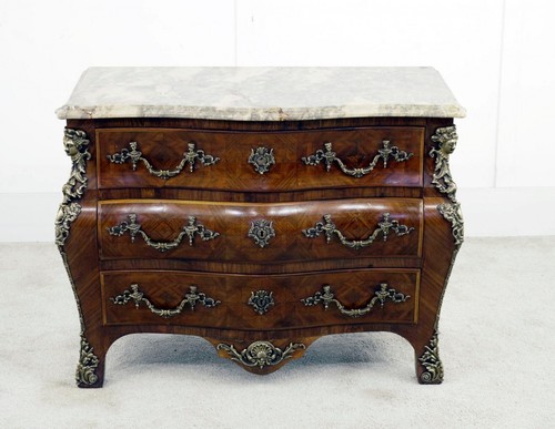 Louis xvi bombe chest drawers - xvi,