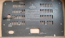 Vintage valve radio backs