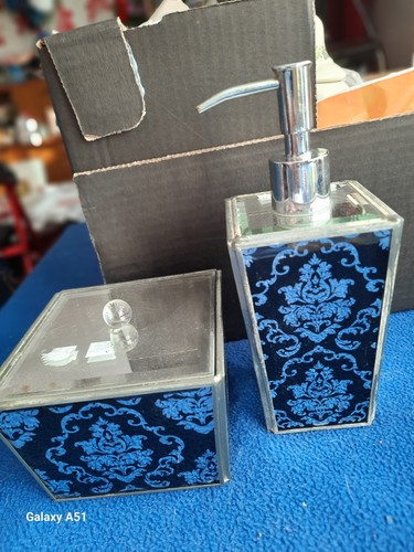 Silver and blue - silver,