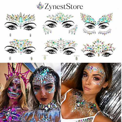 Face gems adhesive - face,