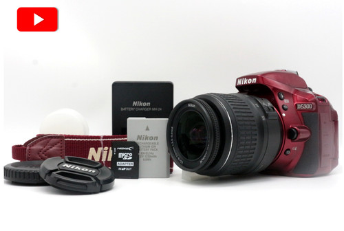 Nikon d5300 2mp - 24.2mp, red
