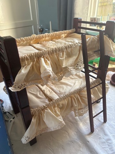 Dolls full size wooden bunk