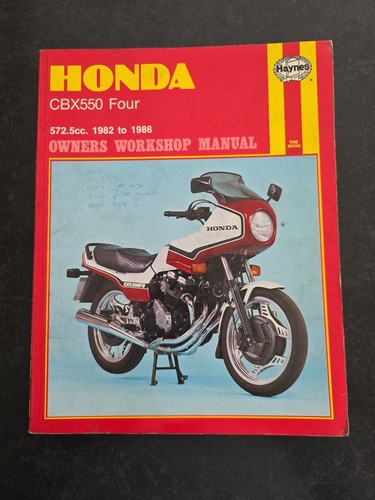 Honda cbx550 four haynes - honda,