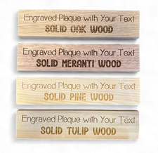 PERSONALISED WOODEN NAME