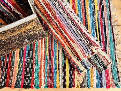 Chindi rag rug 100 recycled - rug, 100%