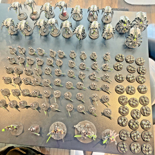 40k necron army - 40k, fully