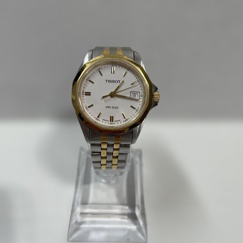Tissot pr100 quartz wristwatch - tissot,