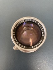 Leica Leitz Wetzlar 50mm F2 Summicron Rigid M Mount Lens Working Read