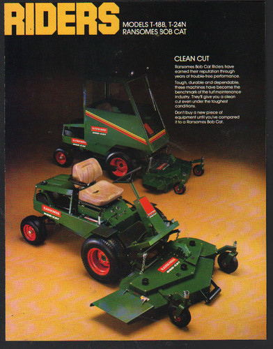 Ransomes bob cat models - cat,