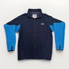 Quba Sails X-Series Navy Blue Fleece Full Zip Jacket Top Small Nautical