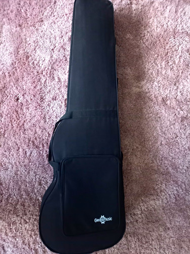 Gear4music black single bass - black,