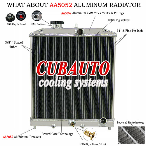 Row aluminium radiator - aluminium,