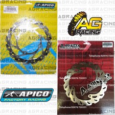 Apico 220mm Front & 210mm Rear Brake Disc For KTM SX 85 Small Wheel 2014 14 New