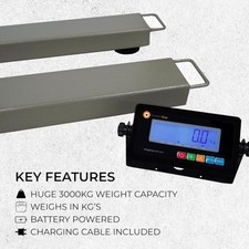 833333 Industrial Beam Scales Portable Beam Pallet Digital Weighing Scale 3000KG