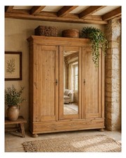 Antique Pine Knockdown Triple