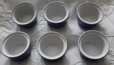 6 x Blue Emile Henry Ramekin Dishes - Great Condition!