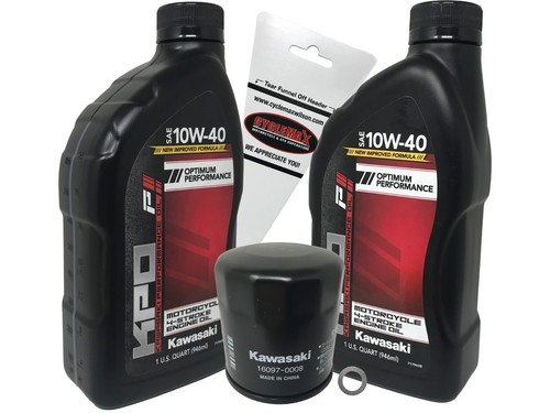 Kawasaki oem oil change - kawasaki,