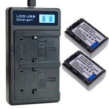 2x Battery +Charger for SONY