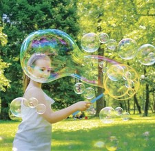Bubbles Mega Bubble Kit Assortment –Giant Bubble Maker Set for Kids Outdoor Fun"