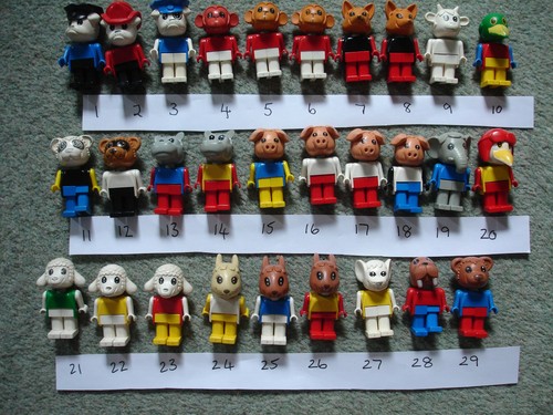 Lego fabuland figures - fabuland,