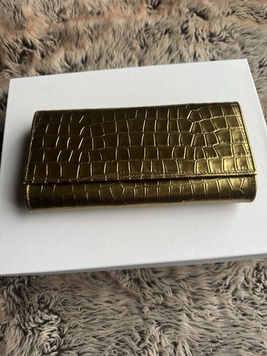 Bennett gold clutch bag - lk,